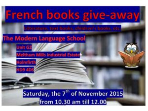 French books give-away