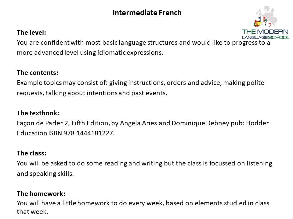 french-intermediate-modern-language-school